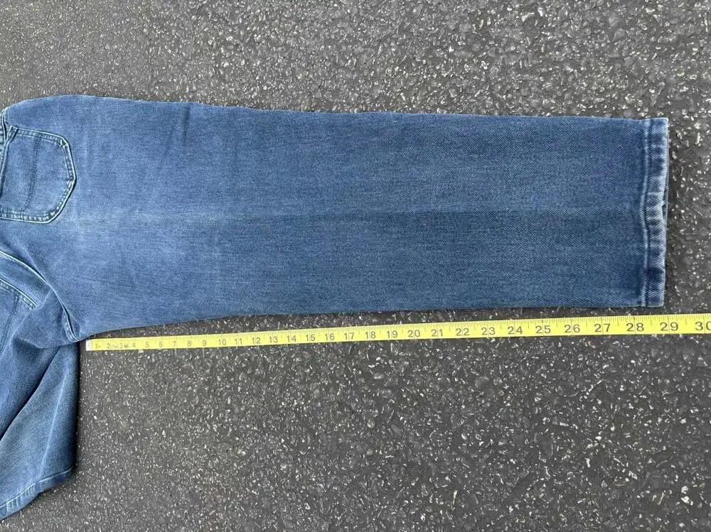 Vintage Riders by Lee Women's High Waisted Tapered Leg Denim Mom Jeans 32x29